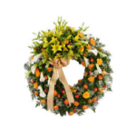 Corona de condolencias para funerales