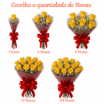 Ramo de rosas amarillas