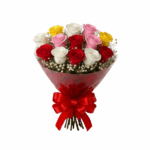 Buquê de Rosas Coloridas - Imagem 2